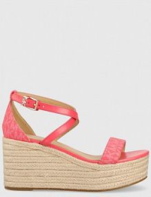 Sandały na koturnie MICHAEL Michael Kors  różowe 40S2SEMS1B.615