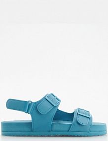 Sandały z klamrami Reserved ciemny/turkus dziecięce 1407U-69X