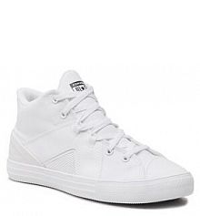 Sneakersy Converse białe dziecięce Ctas Flux Ultra Mid A00809C White/Black/White