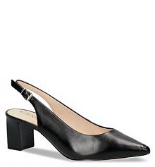 Sandały na szpilce Caprice czarne 