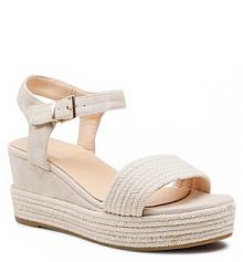 Sandały na koturnie Jenny Fairy beżowe 