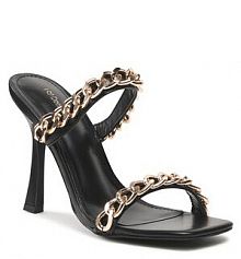 Klapki na szpilce DeeZee czarne 