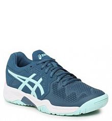 Półbuty sznurowane Asics granatowe dziecięce 