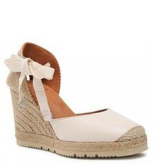 Sandały na koturnie Unisa białe 