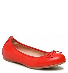 Baleriny Unisa czerwone damskie 