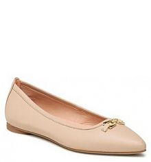 Baleriny Unisa écru damskie 