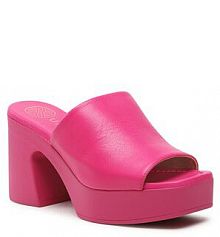 Klapki na słupku Unisa różowe 