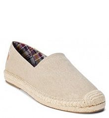 Espadryle Polo Ralph Lauren beżowe męskie 