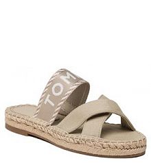 Klapki espadryle Tommy Hilfiger beżowe damskie 