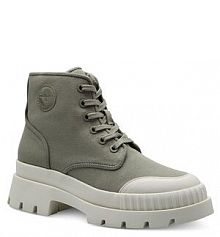 Botki Tamaris khaki damskie 