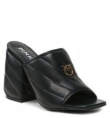 Klapki na słupku PINKO czarne 