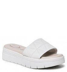 Klapki na koturnie Tamaris szare 