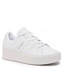 Półbuty sznurowane adidas białe damskie 