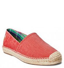 Espadryle Polo Ralph Lauren czerwone męskie 