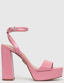 Sandały na koturnie Steve Madden  różowe SM11001631.668