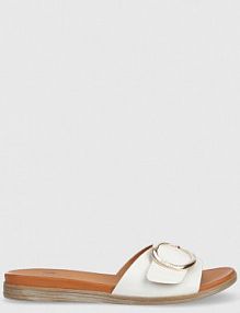 Klapki mustang  białe damskie 1424702.100