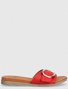 Klapki mustang  czerwone damskie 1424702.5