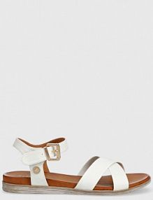 Sandały mustang  białe damskie 1424808.1