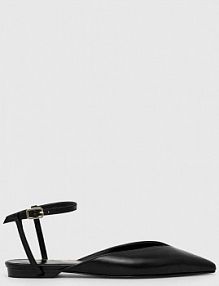 Baleriny PATRIZIA PEPE  czarne damskie 8Z0070.L048.K103