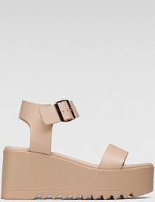 Sandały na koturnie Jenny Fairy beżowe WFA1383-1