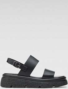 Sandały na koturnie Jenny Fairy czarne EDEN WS161-06