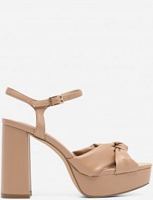 Sandały na słupku Jenny Fairy beżowe ROISIN LS5962-01A