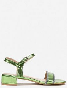 Zielone Sandały w Cyrkonie na Niskim Słupku Kanora Renee