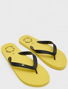 Żółte japonki z gumowymi paskami House żółte męskie 5552W-10X