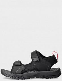 Sandały czarne 4F dziecięce 4FJSS23FSANM041-20S