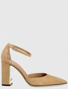Sandały na słupku Boss  beżowe 50493071.260