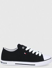 Tenisówki Tommy Hilfiger  czarne dziecięce T3X4.32207.