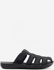 Klapki Lanetti czarne męskie MSS20505-03