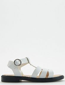 Sandały rzymianki Reserved białe dziecięce 2932M-00X