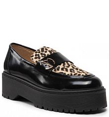 Półbuty wsuwane Eva Minge czarne damskie 