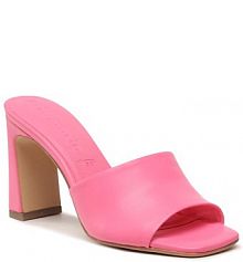 Klapki na słupku Tamaris różowe 