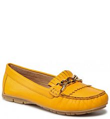 Mokasyny Sergio Bardi żółte damskie 