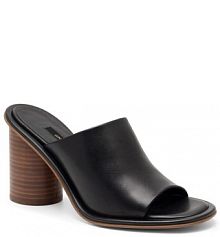 Klapki na słupku Gino Rossi czarne 