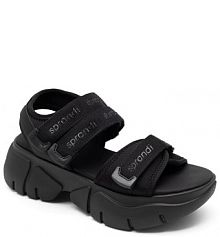 Sandały Sprandi czarne damskie 