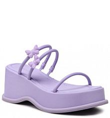 Klapki na koturnie Jenny Fairy fioletowe 