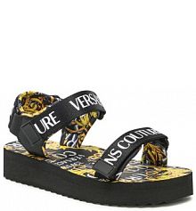 Sandały Versace Jeans Couture czarne damskie 