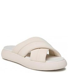 Klapki na koturnie Toms écru 