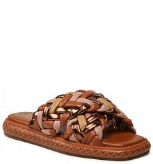 Klapki Liu Jo brązowe damskie 