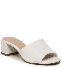 Klapki na słupku Tamaris białe 