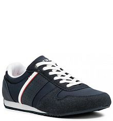 Sneakersy Lanetti granatowe męskie 