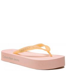 Japonki Calvin Klein Jeans różowe damskie 