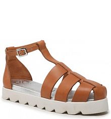 Sandały Unisa brązowe damskie 