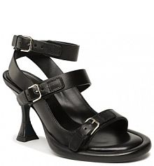 Sandały na słupku Patrizia Pepe czarne 