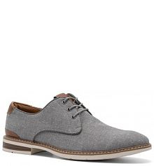 Półbuty sznurowane Lanetti szare męskie 