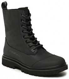 Botki Calvin Klein Jeans czarne damskie 