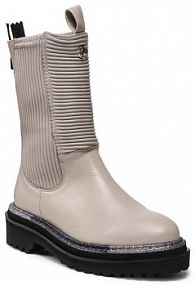 Trapery Eva Minge beżowe damskie 